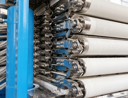 Vertikale Filter druk