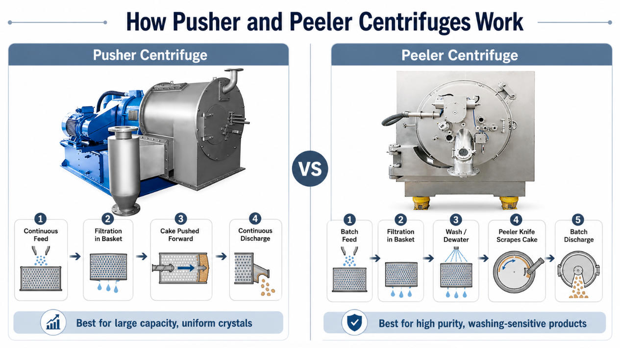 pusher-and-peeler-centrifuges-work